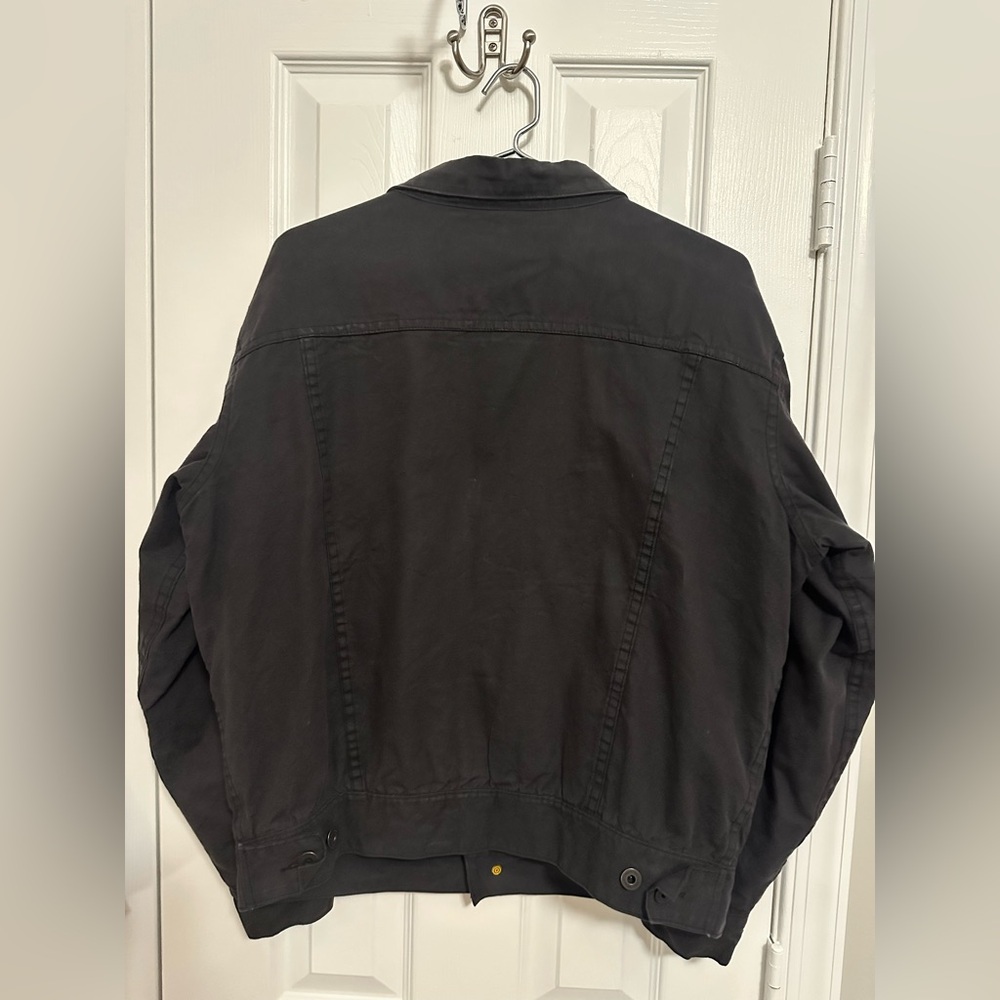 Flint & Tinder Waxed Canvas Trucker  size Medium Flannel Lined - Picture 4 of 12